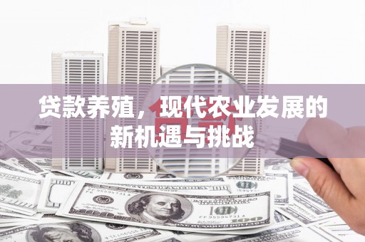 开阳贷款养殖，现代农业发展的新机遇与挑战