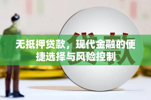 开阳无抵押贷款，现代金融的便捷选择与风险控制