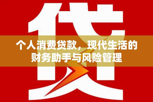 开阳个人消费贷款，现代生活的财务助手与风险管理