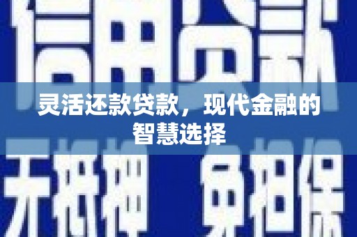 开阳灵活还款贷款，现代金融的智慧选择