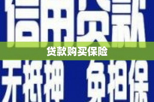 开阳贷款购买保险
