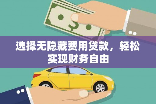 开阳选择无隐藏费用贷款，轻松实现财务自由