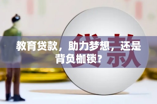 开阳教育贷款，助力梦想，还是背负枷锁？
