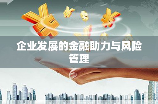 开阳企业发展的金融助力与风险管理