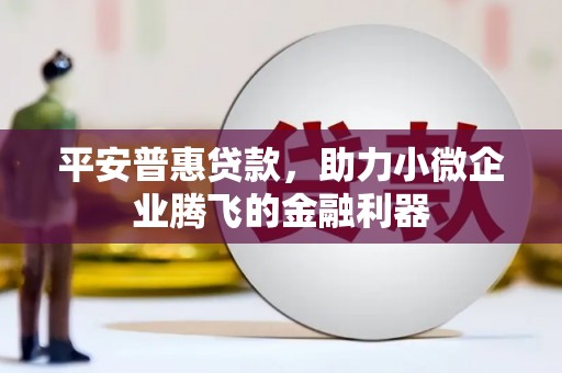 开阳平安普惠贷款，助力小微企业腾飞的金融利器