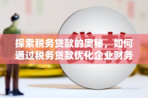开阳探索税务贷款的奥秘，如何通过税务贷款优化企业财务