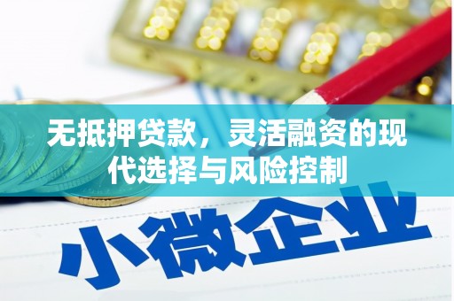 开阳无抵押贷款，灵活融资的现代选择与风险控制