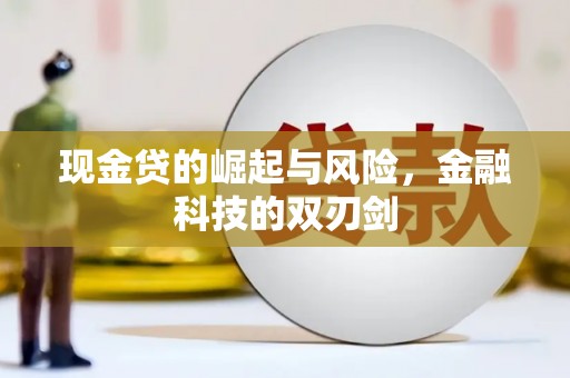 开阳现金贷的崛起与风险，金融科技的双刃剑