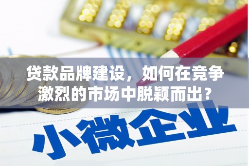 开阳贷款品牌建设，如何在竞争激烈的市场中脱颖而出？