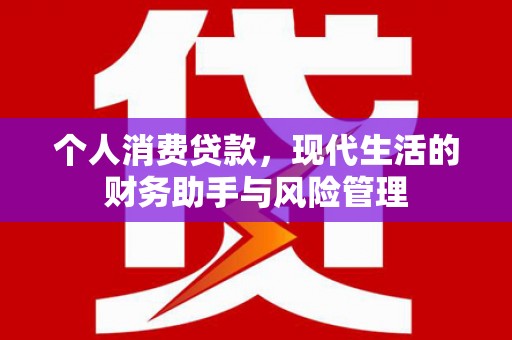 开阳个人消费贷款，现代生活的财务助手与风险管理