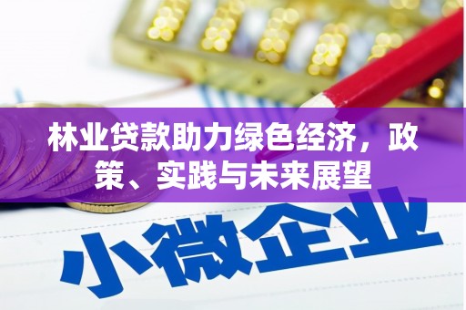 开阳林业贷款助力绿色经济，政策、实践与未来展望