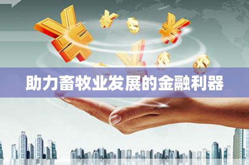 开阳助力畜牧业发展的金融利器