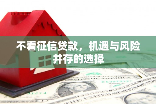 开阳不看征信贷款，机遇与风险并存的选择