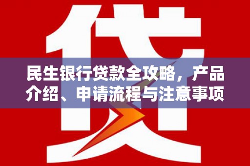 开阳民生银行贷款全攻略，产品介绍、申请流程与注意事项